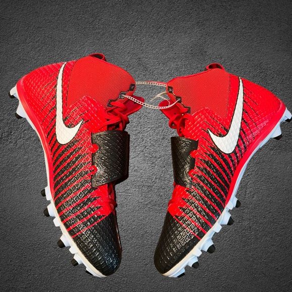 Nike Lunarbeast Strike Pro TD Mens 13 Football Cleats Red Black 847554-230 - Picture 5 of 16
